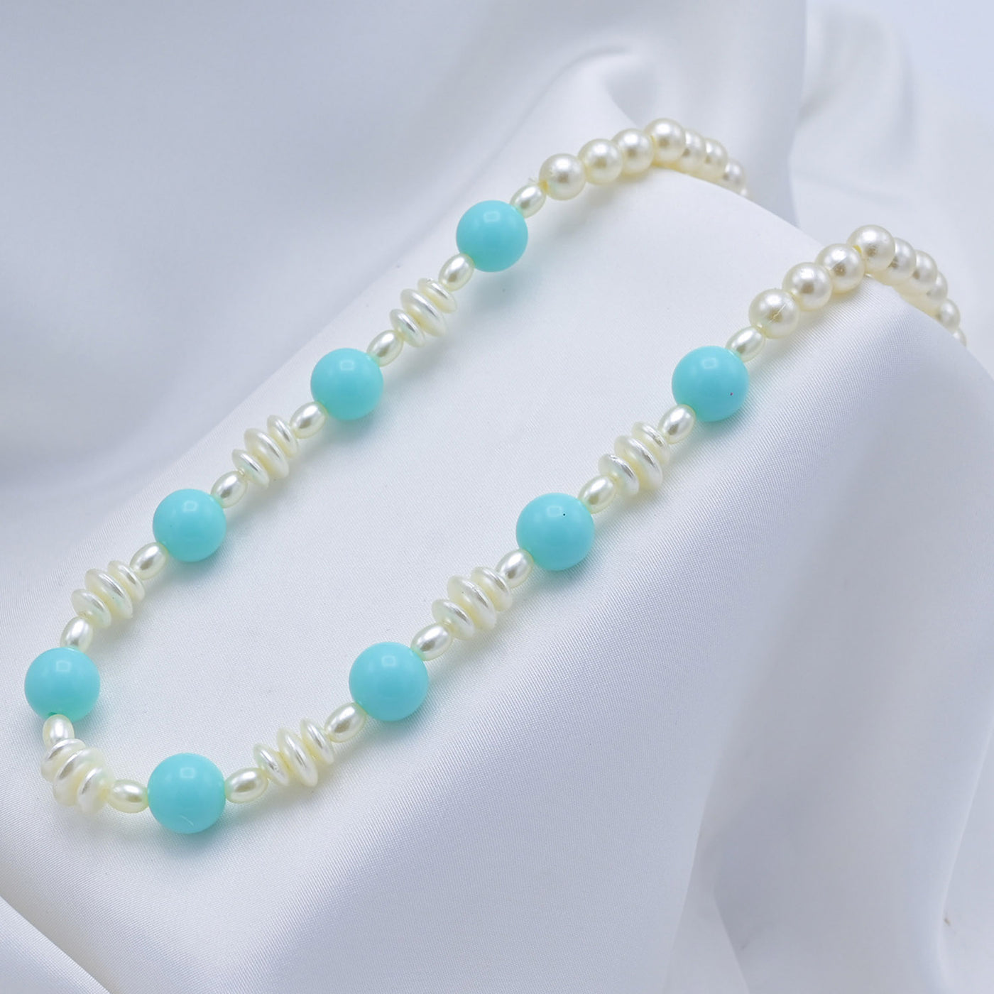 Elegant Beaded Necklace & Bracelet For Girls