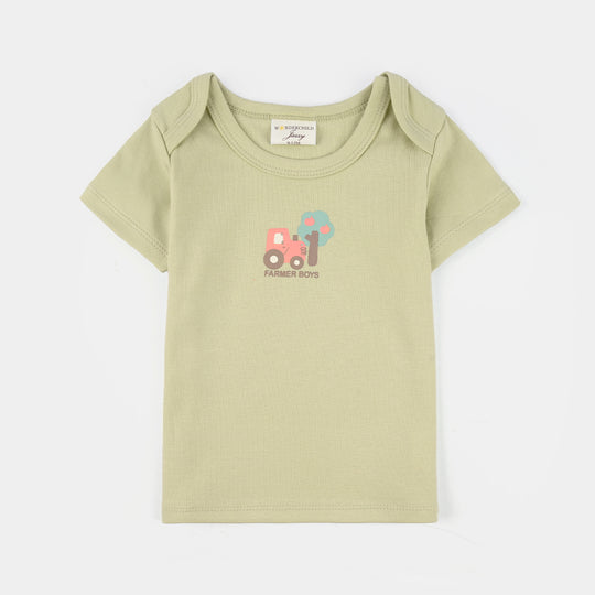 Infant Boys Jersey/Terry 3Pc Gift Set 287-036 E-C-GREEN