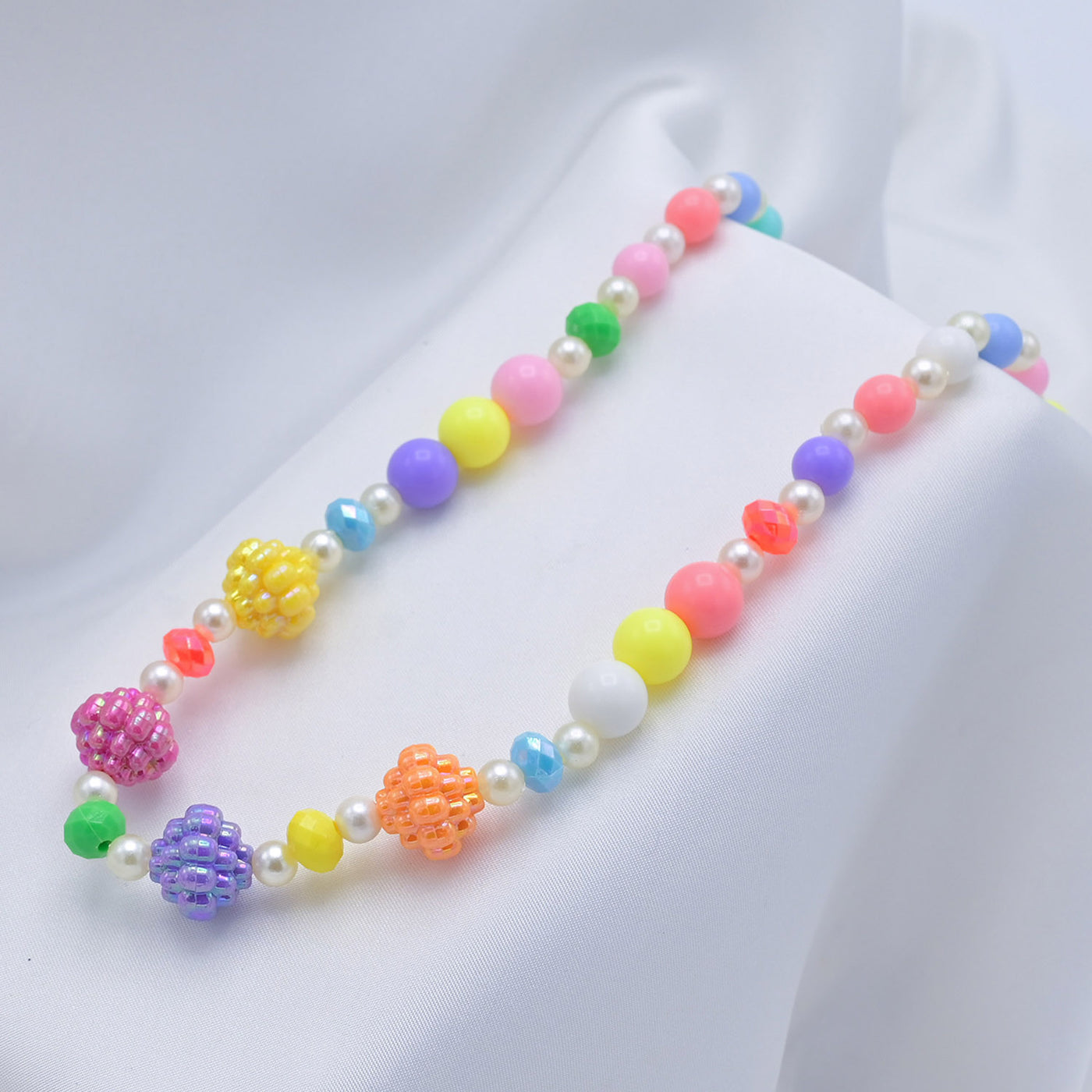 Elegant Beaded Necklace & Bracelet For Girls