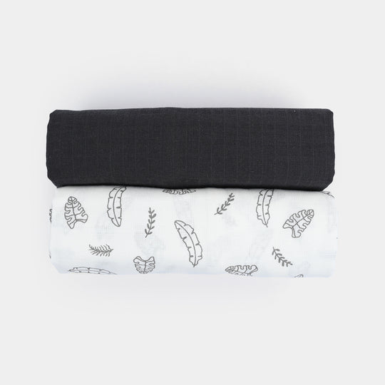 Muslin Baby Swaddle Blanket | 2PCs