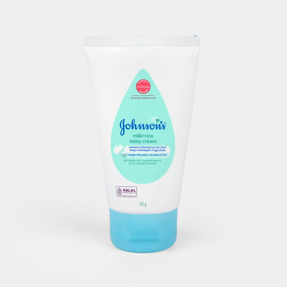 Johnson's Baby Milk + Rice Cream | 50G