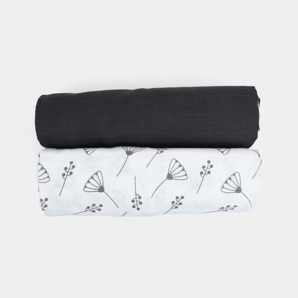 Muslin Baby Swaddle Blanket | 2PCs