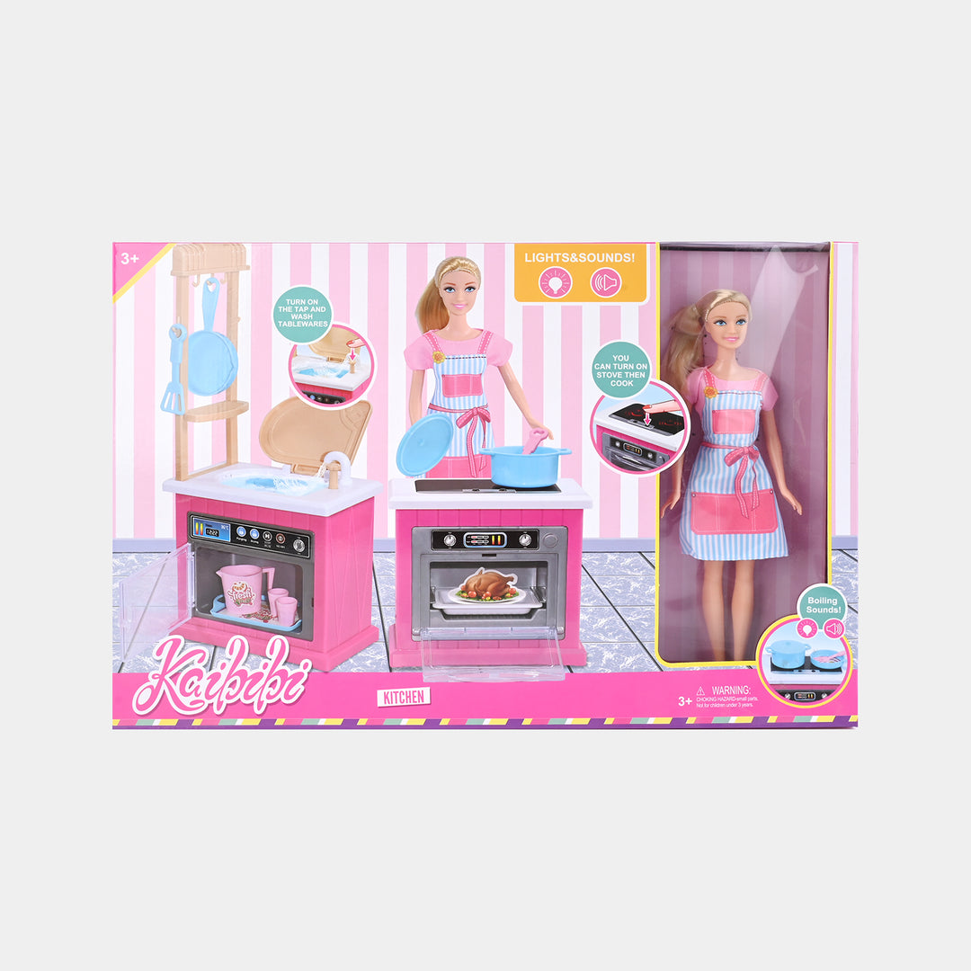 Fashion Cook Doll Play Set For Girls