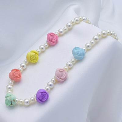 Elegant Beaded Necklace & Bracelet For Girls