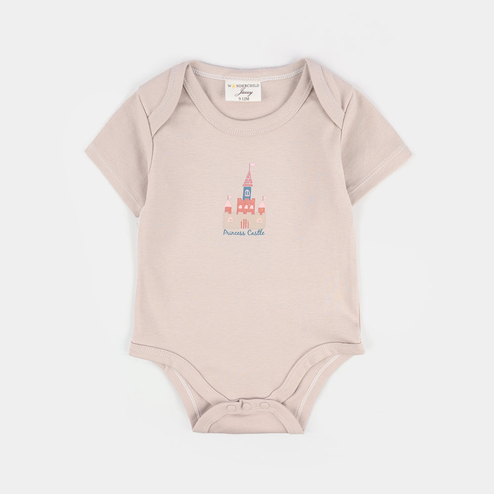 Infant Girls Jersey Terry 3Pc Suit - Grey