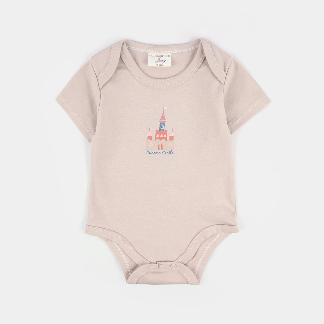 Infant Girls Jersey Terry 3Pc Suit - Grey