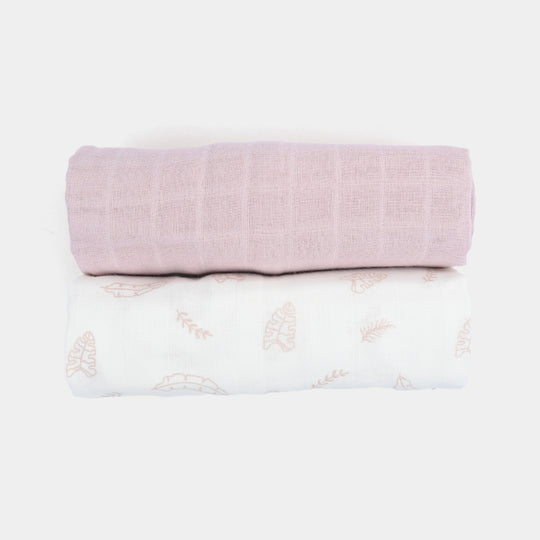 Muslin Baby Swaddle Blanket | 2PCs