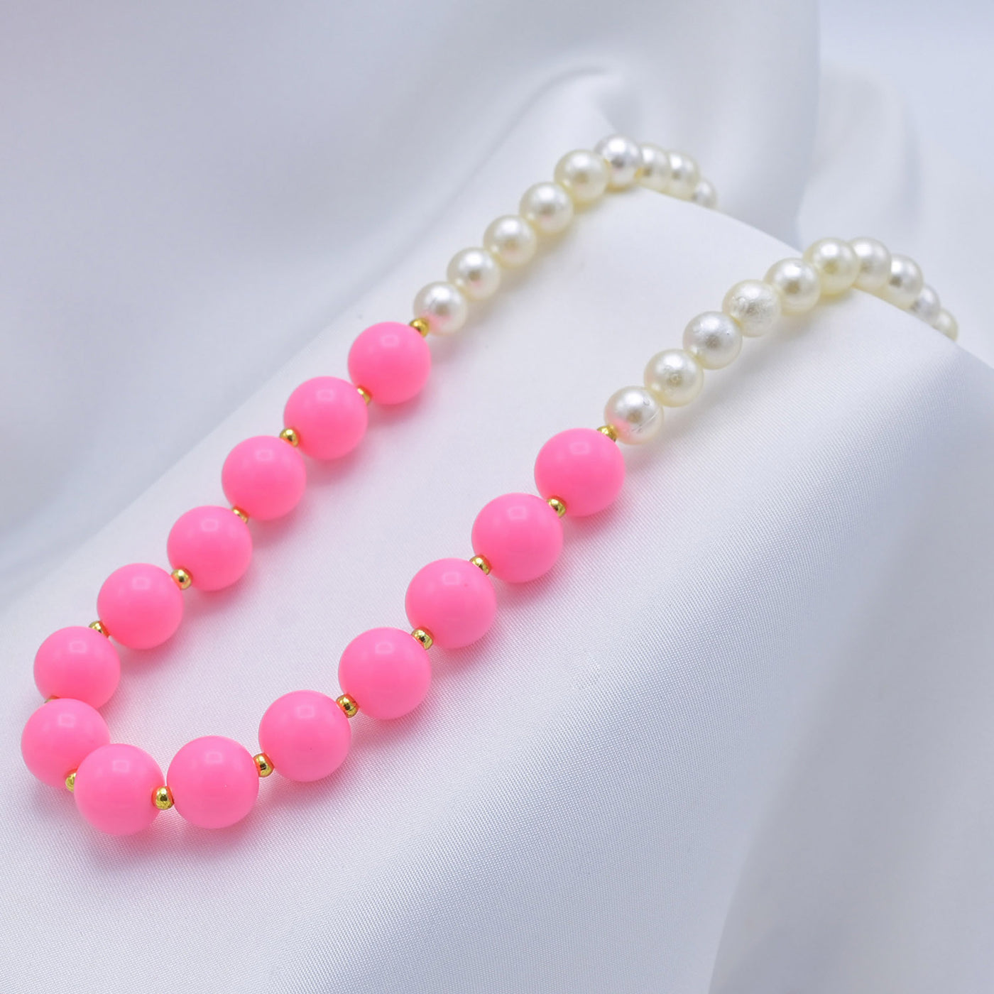 Elegant Beaded Necklace & Bracelet For Girls