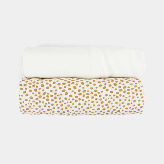 Muslin Baby Swaddle Blanket | 2PCs