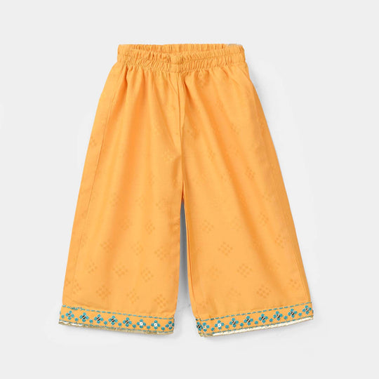 Infant Girls Jacquard 3Pcs (Ishq) – Yellow