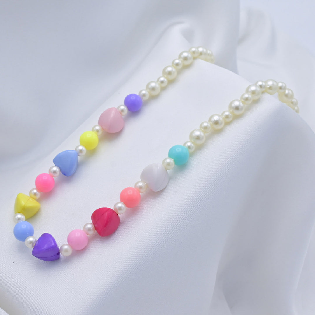 Elegant Beaded Necklace & Bracelet For Girls