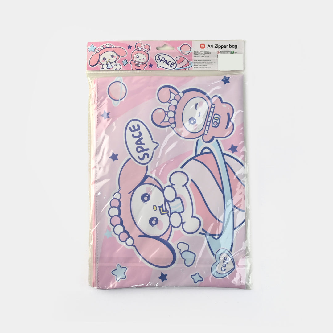 Zipper Stationery Pouch A4 For Kids