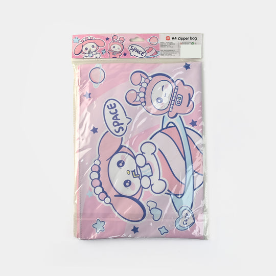 Zipper Stationery Pouch A4 For Kids
