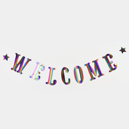 Hanging Welcome decorations Banner | Small