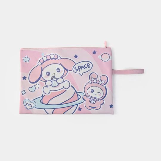 Zipper Stationery Pouch A4 For Kids