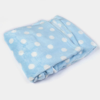 Baby Wrapping Sheet Dotted Design (Blue)