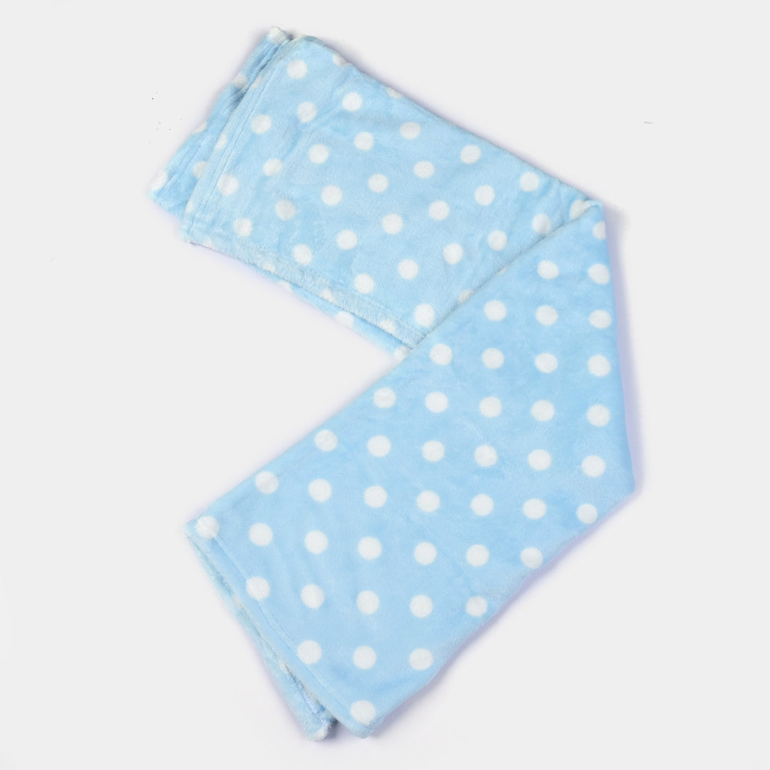 Baby Wrapping Sheet Dotted Design (Blue)