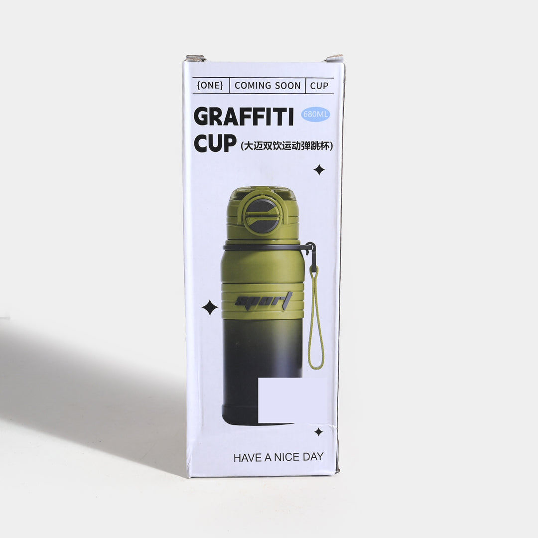 WATER BOTTLE STAINLESS STEEL | 680ml