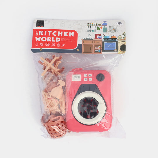 Kids Kitchen Washing Machine Toy Set