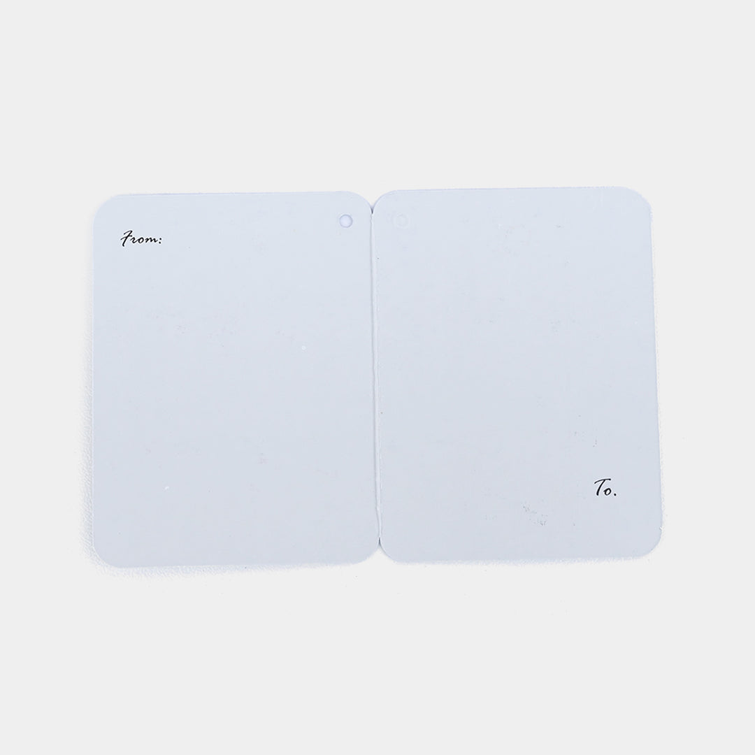 Happy Birthday Mini Greeting Card Sky Blue