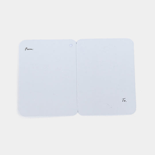 Happy Birthday Mini Greeting Card Sky Blue