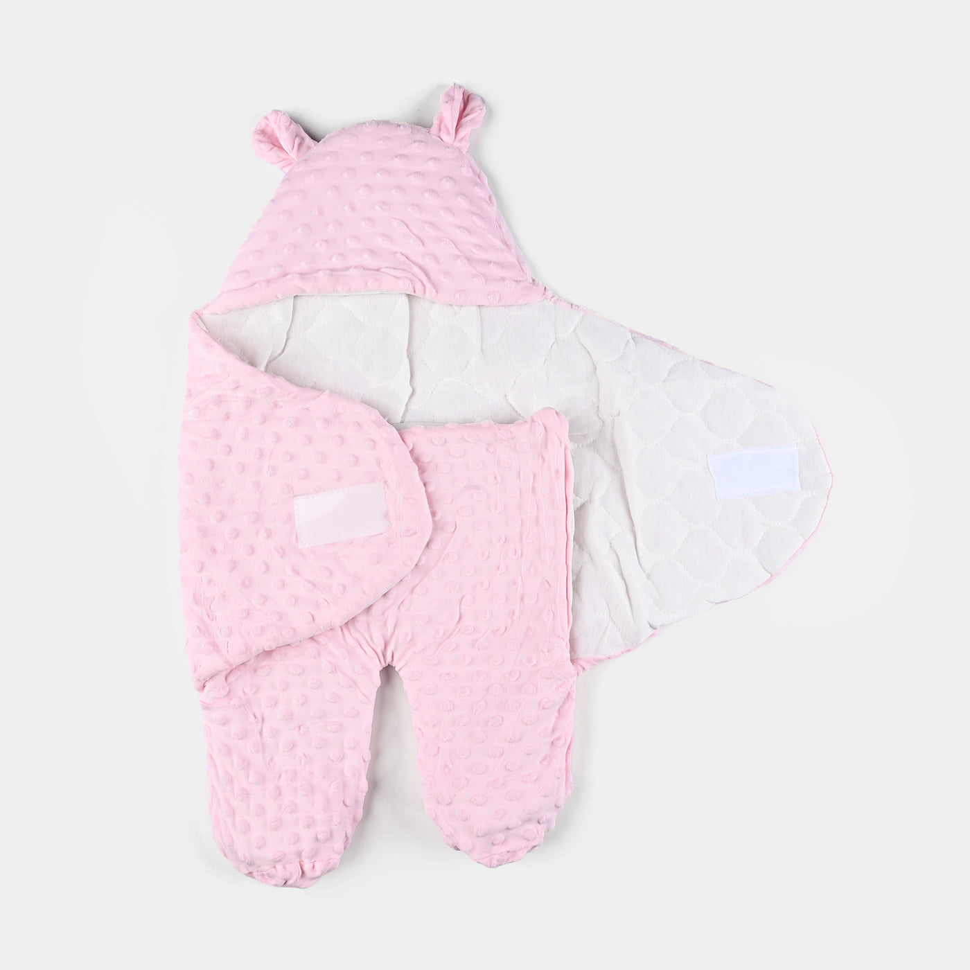 Baby Swaddle Minky Dot 0M+ Pink