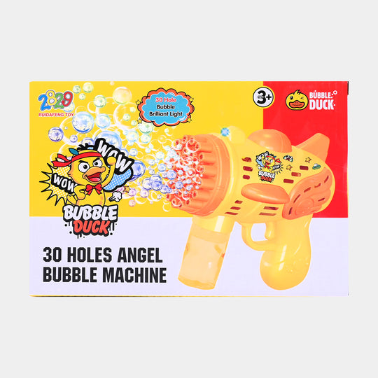 Cartoon Duck Angel Bubble Blaster For Kids