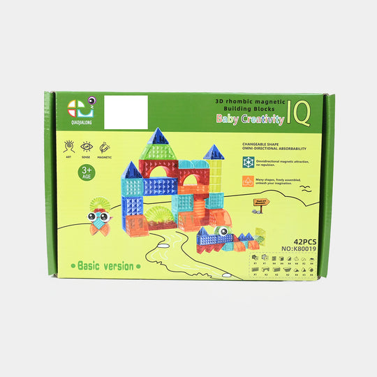 Kids Magnetic Tiles Building Blocks Educational STEM Set K80019