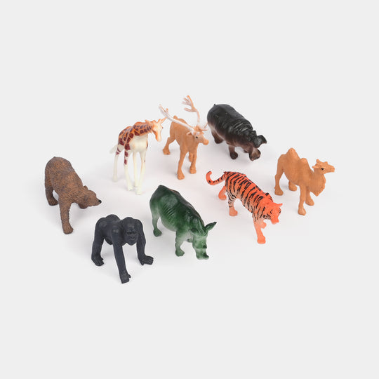 Wild Animal Figurine Set | Educational Playset for Kids