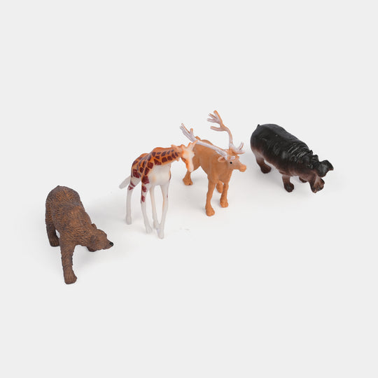 Wild Animal Figurine Set | Educational Playset for Kids
