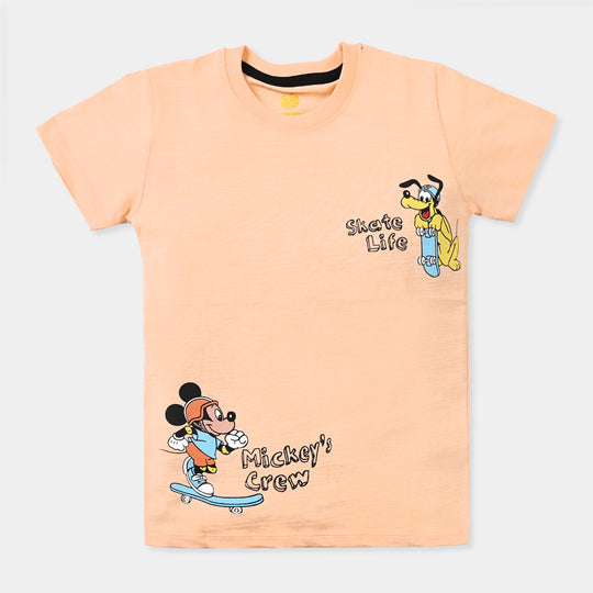 Boy's Slub Jersey T-Shirt H/S Character | Cream puff