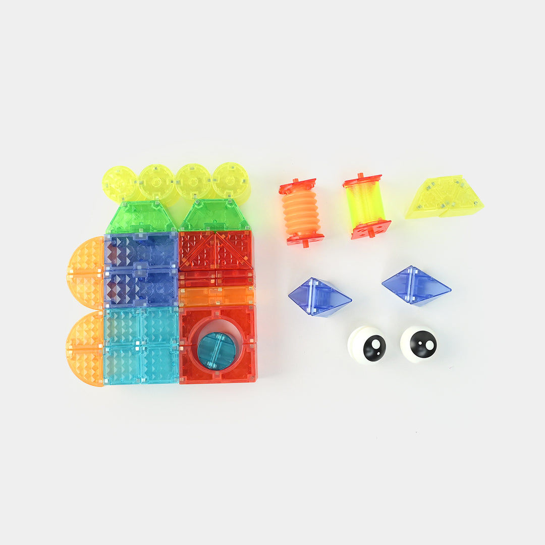 Kids Magnetic Tiles Building Blocks Educational STEM Set K80019