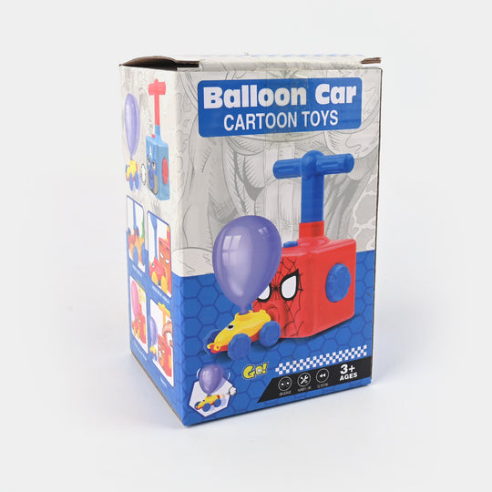 Balloon Car Launch Air Power Toy for Kids