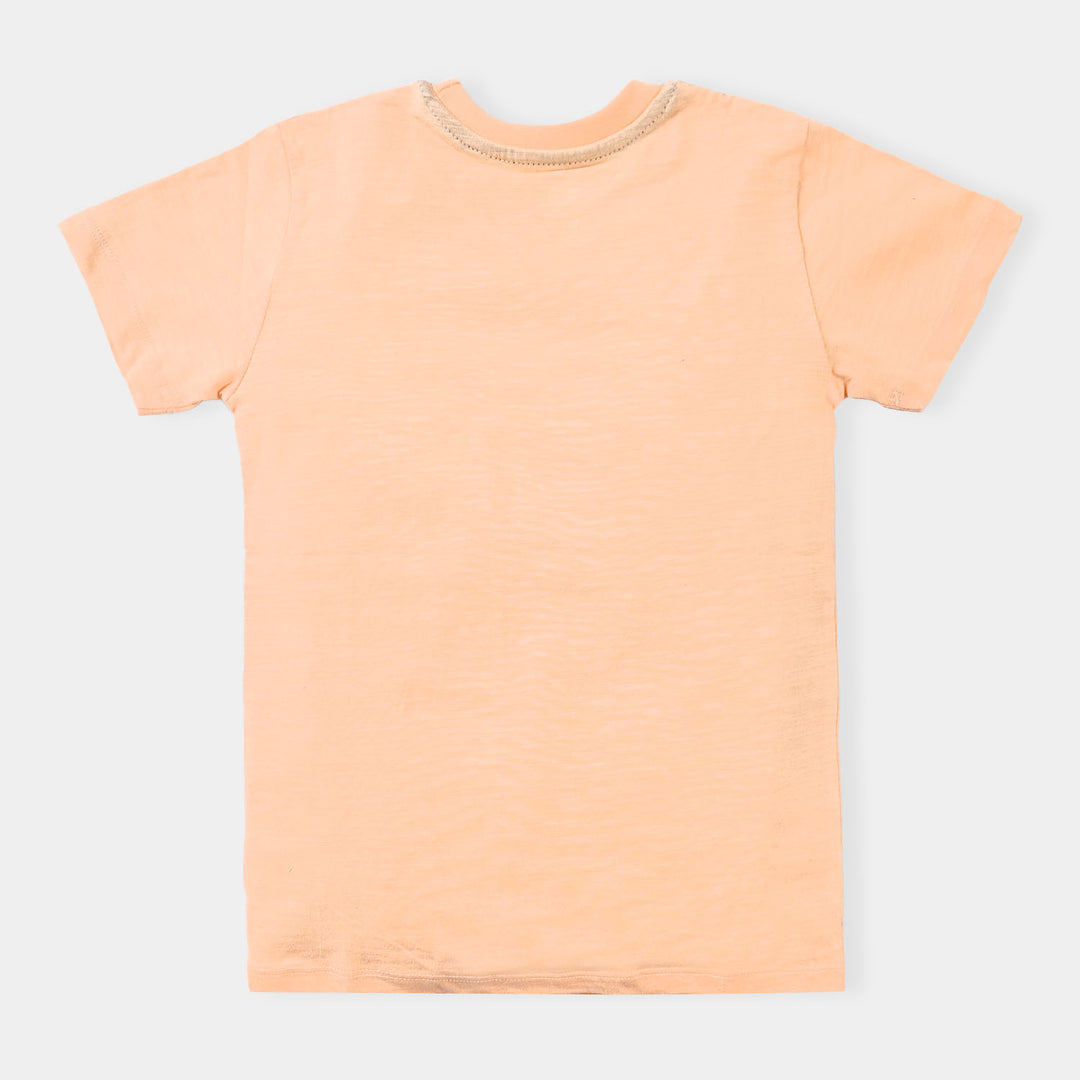 Boy's Slub Jersey T-Shirt H/S Character | Cream puff