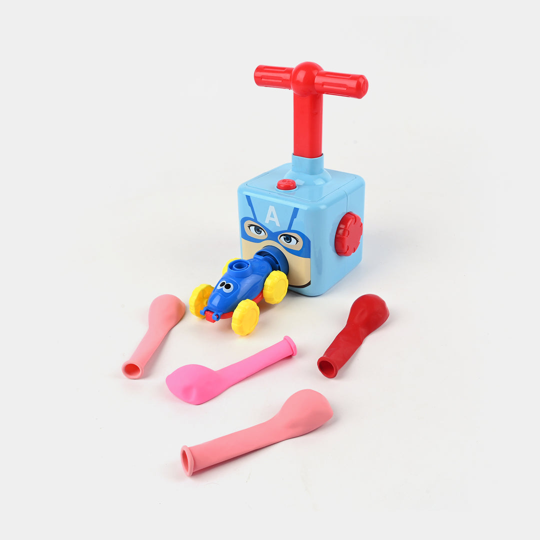 Balloon Car Launch Air Power Toy for Kids