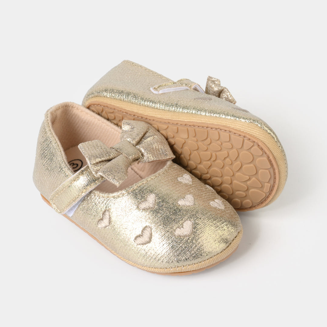 Girls Shoes C-795-GOLDEN