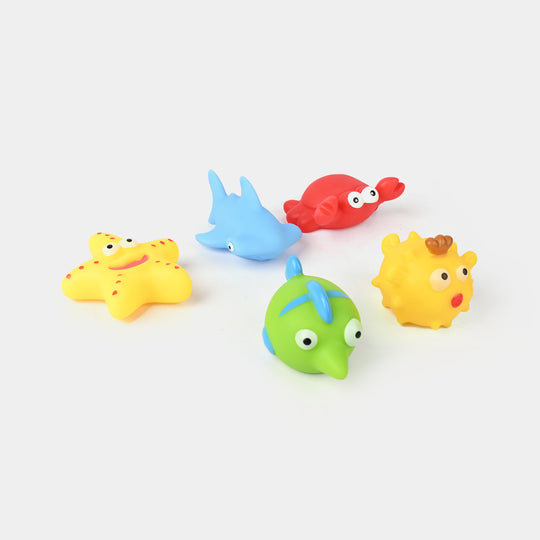 Funny Rattle & Bathe Baby Bath Toy Set 5 Pcs