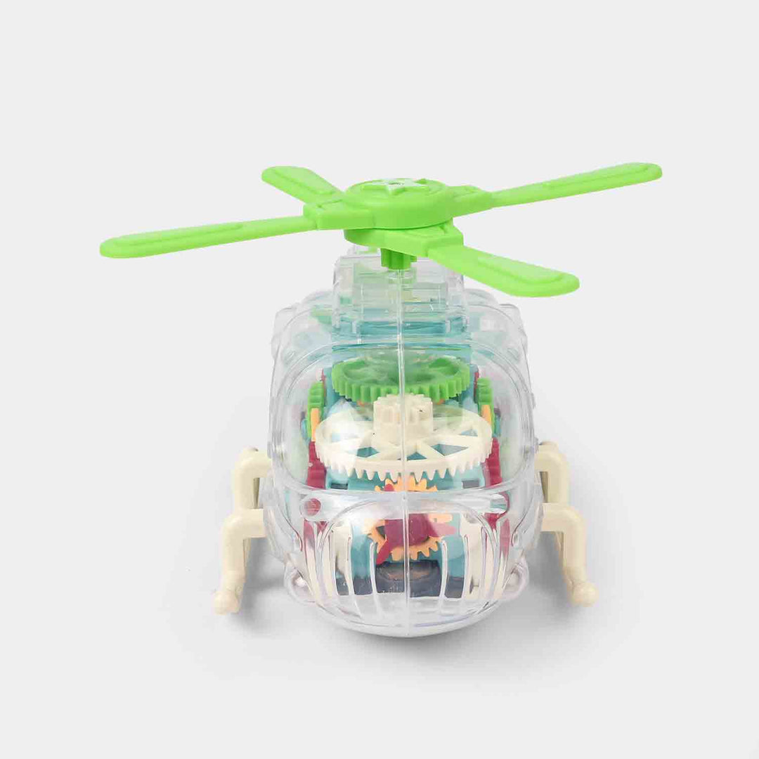Universal Electric Gear Helicopter With Light & Music For Kids
