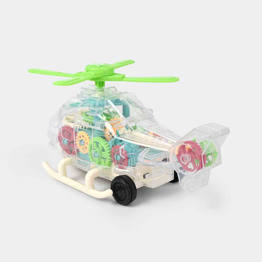 Universal Electric Gear Helicopter With Light & Music For Kids
