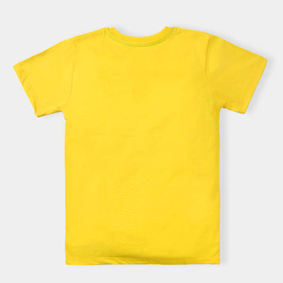 Boys Jersey Knitted Nightwear Lazy Days | Yellow
