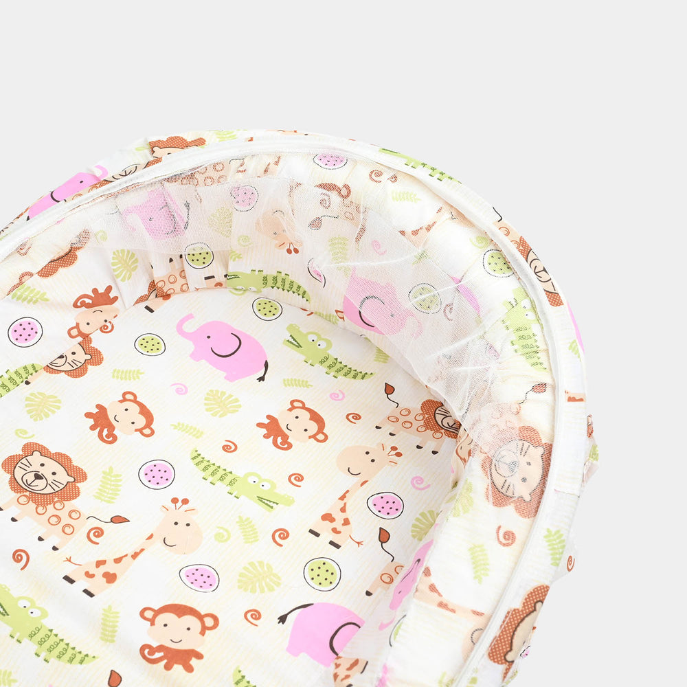 Portable Baby Bed with Mosquito Net For Newborns