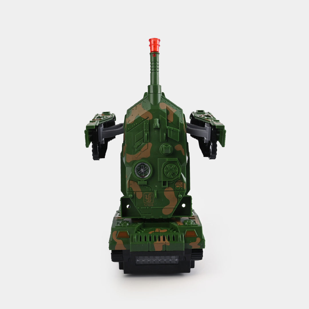 Transformation Combat Tank With Light and Sound