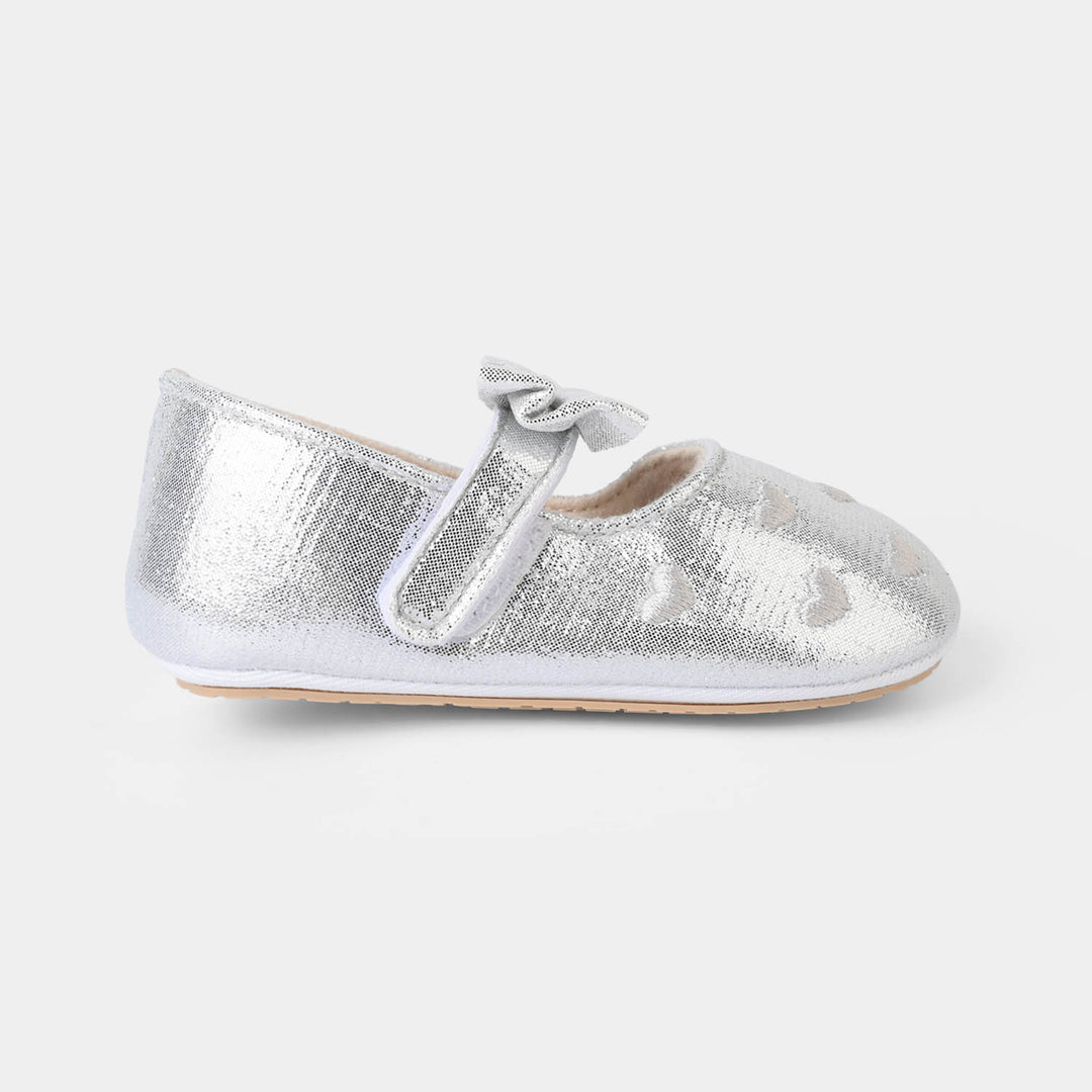 Girls Shoes C-795-SILVER