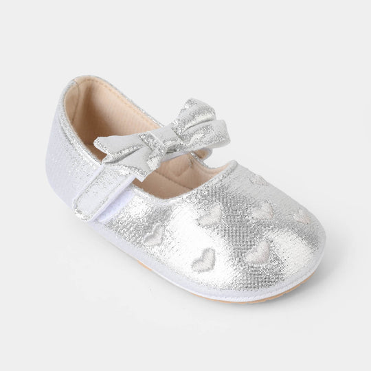 Girls Shoes C-795-SILVER