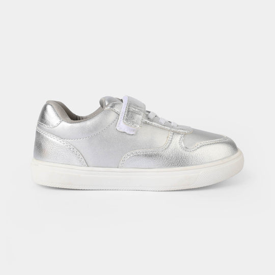 Girls Sneakers DS-008-SILVER