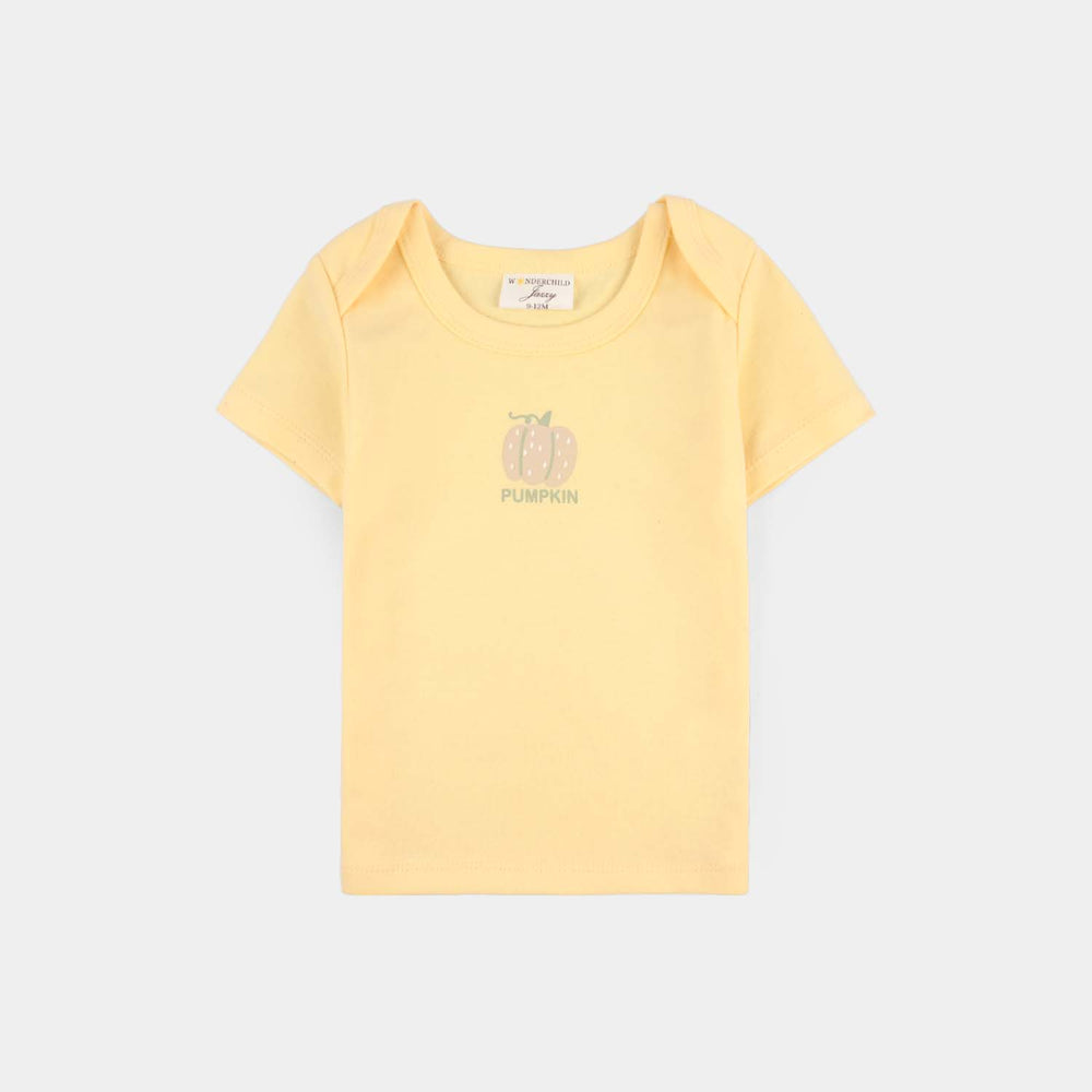 Infant Boys Jersey/Terry 3Pc Suit 287-035 E-C-YELLOW