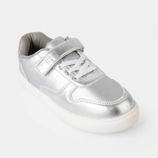 Girls Sneakers DS-008-SILVER