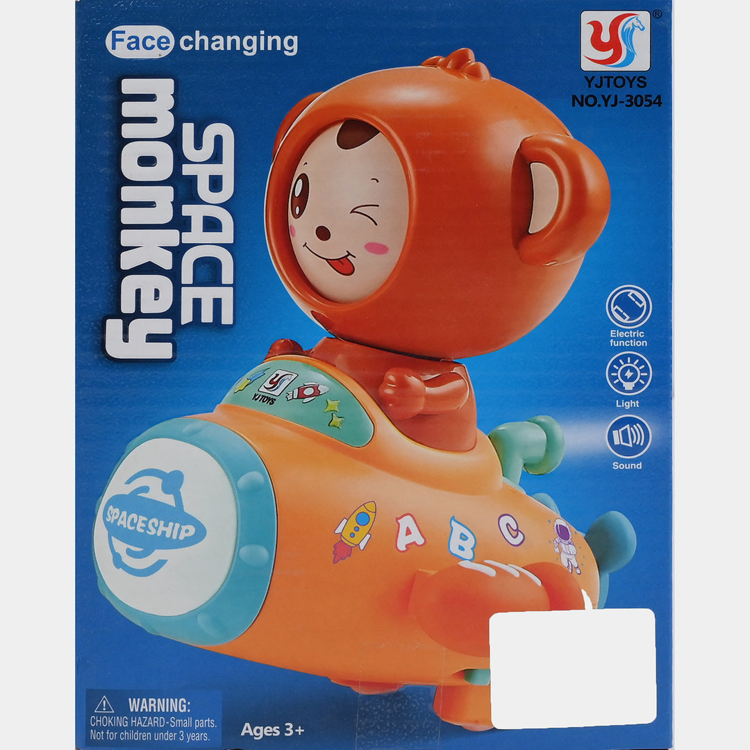 Electric Monkey Light & Musical Toy