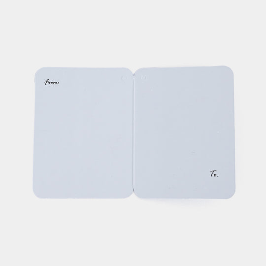 Happy Birthday Mini Greeting Card Dark Blue