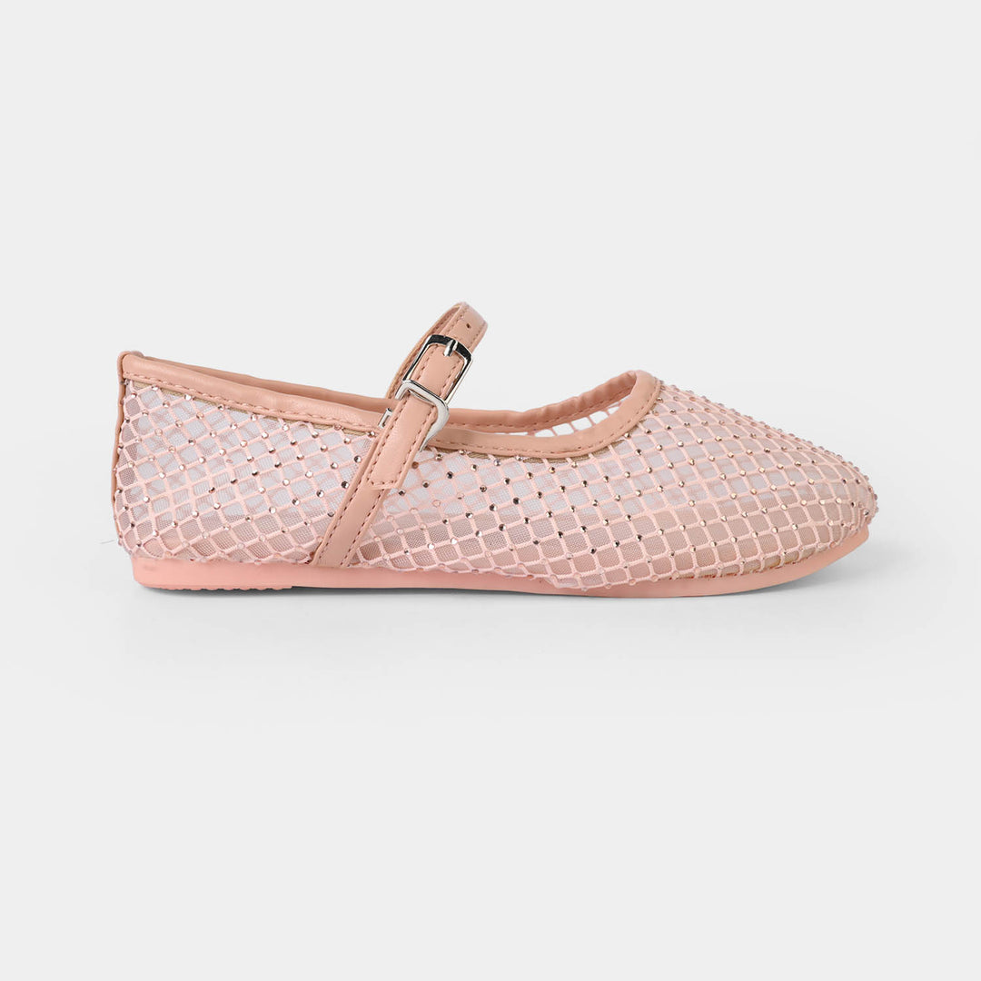 Girls Pumps BS-058-Peach